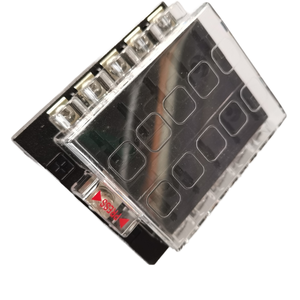 תקן atc להב תיבת fuse 10 מסופי סגסוגת דרך בורג נעילה 100a 125v dc pbt + מחשב חומר ניפוי אוטומטי מחזיק - Product Image 6