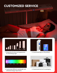 Suyzeko Nouveau Panneau de Thérapie par Lumière Rouge à 8 Longueurs d'Onde avec Écran Tactile Intelligent 660nm 850nm pour un Boost d'Énergie Corporelle Complet avec Support sur Roues - Product Image 3