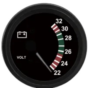 Medidor Combinado MrGauge <span class=keywords><strong>ELPI</strong></span> LP224 2521 de 100 mm y 12/24 V para Camiones Volvo, Indicador de Combustible y Temperatura del Agua - Product Image 2