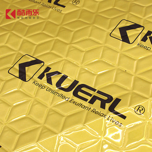 Panneau insonorisant pour voiture KUERL, caoutchouc butyle, plaque d'amortissement des vibrations, rectangle, 1,5 kg, isolation acoustique, utilisation automobile - Product Image 1