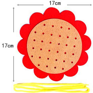 डिय बुनाई किंडरगार्टन मैनुअल कपड़े की सामग्री जो बच्चे प्रारंभिक शिक्षा शिक्षा खिलौने सिखाता है गणित खिलौने नए आगमन को सहायक - Product Image 2