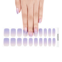 Autocollants pour ongles en gel semi-durci Huizi, personnalisés, bandes d'ongles en gel plus longues