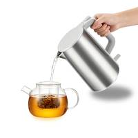 Bouilloire Électrique 2,5 L à Chauffage Rapide en Acier Inoxydable avec Arrêt Automatique, Design Moderne pour la Maison et les Voyages, Chauffe-Eau Populaire