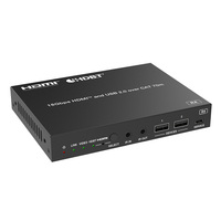 Commutateur de présentation sans couture 4x2 HDMITM/USB-C 4K60 avec HDBaseT 3.0 70m Out