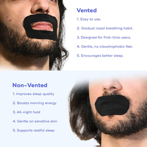 Tiras Nasales Adhesivas para Dormir con Logotipo Personalizado y Tamaño a Medida, Diseño en Colores Negro, Blanco, Azul, Rosa y Morado - Product Image 4