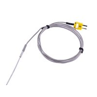 Sonde de température industrielle en acier inoxydable, capteur de température RTD, thermomètre à résistance en platine Pt100 Pt1000