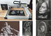 Machine de gravure à impact de haute qualité pour pierres tombales, gravure sur granit, portraits funéraires