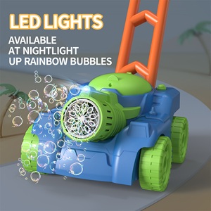 Wholesale Garden Bubble <strong>Lawn</strong> <strong>Mower</strong> <strong>Toy</strong> for Kids Toddlers Handle Trolley With Soap Blower Fun Bubble <strong>Toy</strong> for Outdoor Play - Product Image 3