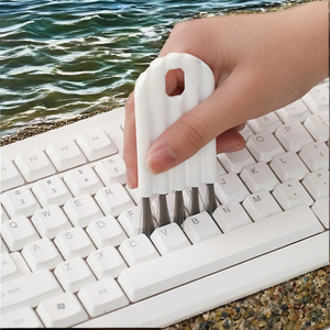 Brosse de nettoyage flexible DS1553 Mini PP pour interstices, petit nettoyeur de clavier d'ordinateur incurvé, pour fenêtres et bouteilles d'eau - Product Image 3