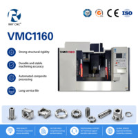 Centre d'usinage vertical haute vitesse VMC1160 8000 tr/min BT40 24 outils KND/FANUC/MITSUBISHI CNC avec guides linéaires