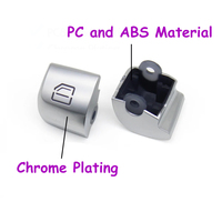 Remplacement du capuchon du bouton de commande de la fenêtre de la porte de voiture W205/W253/W213/W293/W222 pour Mercedes Benz Classe C/E/GLC/S, matériau PC+ABS