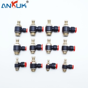 Anruk nam chủ đề màu Đỏ Mũ đẩy trong phù hợp nhựa khí nén <span class=keywords><strong>adapter</strong></span> 4mm để npt1 8 - Product Image 2