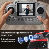 Voiture de course télécommandée intelligente mini de bureau avec caméra RC, transmission d'image 2.4G en temps réel et fonction de suivi, avec éclairage