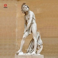 Statue de jardin de sculpture de viol de marbre blanc grec classique des sabines