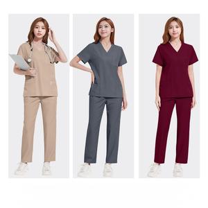 42168 vente chaude marque privée gommages médicaux infirmière femmes gommages ensembles élégant soins infirmiers haute qualité hôpital infirmière <span class=keywords><strong>Blouse</strong></span> - Product Image 3