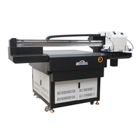 Impresora digital grande 9060 UV de cama plana, impresora UV de grado industrial 9060, insignia plana, logotipo, impresora UV de cama plana 9060