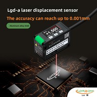 LORDDOM Capteur de télémétrie laser infrarouge haute précision 485 avec suppression de l'arrière-plan, affichage LCD et sortie analogique 4-20mA