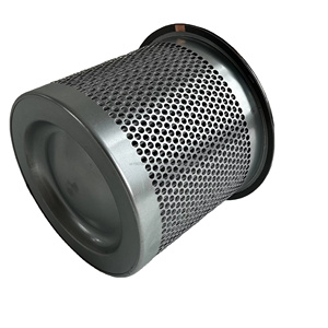 Nouvelle cartouche filtrante cylindrique séparatrice d'huile en fibre de verre argentée Mengma pour compresseur d'air à vis 4930353111 4930453101 - Product Image 4