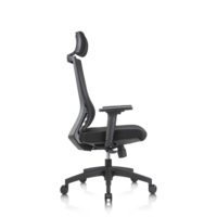 Chaise de bureau ergonomique avec appui-tête et soutien lombaire réglable 135 °   Chaise de bureau inclinable robuste avec réglage de la hauteur