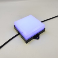 Tam Renkli Kare Noktalı Led Matris Işık Duvarı 8x8 Noktalı Panel Işık