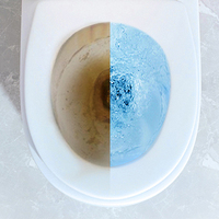 Vente en gros de tablette bleue à bulles solides pour nettoyer la cuvette des toilettes avec chasse d'eau de javel pour nettoyer les toilettes, pratique et efficace