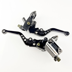 Ensemble pompe de frein hydraulique et embrayage Qiangye pour moto, commande de guidon noire 22 mm pour véhicules tout-terrain - Product Image 1