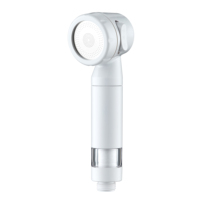 Pomme de douche à jet haute pression pour voyage Modes de pulvérisation multifonctions Matériau durable PP Cartouche Filtre