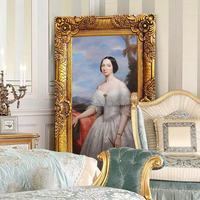 Cadre de peinture à l'huile de style européen 116*85.5*7CM, cadre de miroir mural d'entrée, décoration murale, cadre de photographie