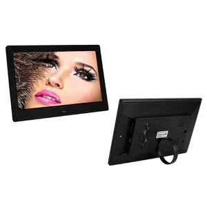 Layar Video Media Lingkaran Digital LED LCD 7 Inci Kecil untuk Poster Stand OEM/ODM