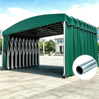 Abri de voiture pliable à roulettes de grande taille avec membrane tendue rétractable, abri de caravane, auvent extérieur