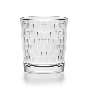 Set di 3 bicchieri quadrati trasparenti in vetro per acqua o cocktail - Product Image 1