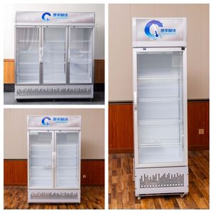 Refrigerador Comercial para Supermercados, Refrigerador <span class=keywords><strong>de</strong></span> Exhibición con Enfriamiento por Aire para Bebidas, <span class=keywords><strong>CocaCola</strong></span>, Pepsi, Otras Bebidas y Helados, para Uso en Tiendas - Product Image 5