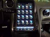 Pemutar DVD mobil 13 IPS 9.7 inci 13.6 "Android pemutar Video Radio untuk Nissan GTR 2009-2015 Monitor Audio Multimedia dengan Carlpay 4G