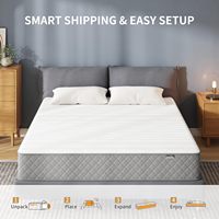 Ensemble de chambre à coucher matelas compressé King-Size moderne de haute qualité Base de lit fonctionnelle pour meubles de maison pour salon