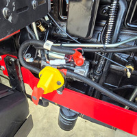 Pengiriman Gratis Traktor Mini 4x4 50HP4WD Traktor Multifungsi Pertanian Dengan Kemudi Hidrolik