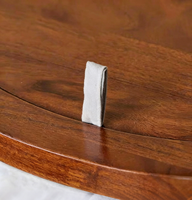 Table de toilette ronde à rabat de style luxe léger français, coiffeuse moderne italienne pour petite chambre, meubles de maquillage