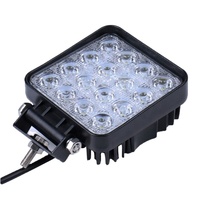 Morsun 4" 27W Phare de travail LED tout-terrain, faisceau large, 12V, étanche IP67, 3300 Lumens, en aluminium pour voiture