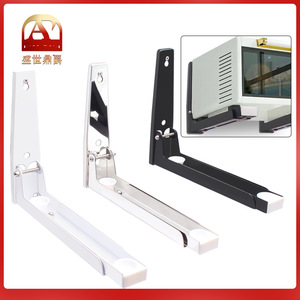 Support mural extensible en acier inoxydable pour four à micro-ondes, support de cuisine durable - Product Image 4