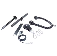 Kit d'équipement de fitness en acier accessoires de combinaison de triceps de force de bras Kit de poulie triceps durable pour hémodialyse