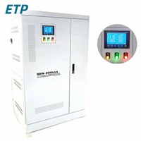 Stabilisateur de tension automatique triphasé à servomoteur en cuivre SBW-F-150KVA 600 KVA AC 380V AVR pour usage industriel