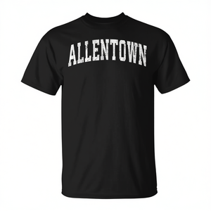 T-shirt promozionale sportiva vintage Allentown Pennsylvania PA - Product Image 2