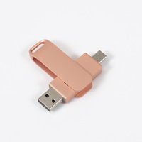 Clé USB 3.0 personnalisée 2 en 1, transfert rapide, clé USB en métal 4 To