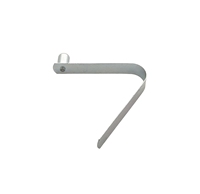 Boucle à ressort télescopique à tête unique en forme de V, tube creux, pour le positionnement des tentes, billes