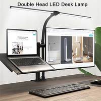Lampe de table de bureau d'établi Led la plus brillante pince moderne pince en forme de T col de cygne flexible lampe de bureau