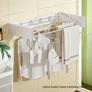 <span class=keywords><strong>Acciaio</strong></span> inossidabile Design moderno 3 anni di garanzia <span class=keywords><strong>bagno</strong></span> pieghevole portasciugamani mensola a parete Hotel nascosto - Product Image 1