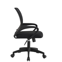 2025 Chaise de bureau en maille pour personnel de vente directe d'usine Noir ergonomique avec maille et synthétique