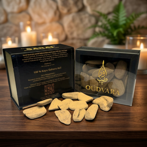 Oudvara Sanai Al-Namir 50g 100% Copeaux de Résine de Bois Naturelle Encens Aromatique pour Usage Domestique - Product Image 1