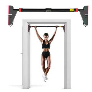 Barra <span class=keywords><strong>per</strong></span> <span class=keywords><strong>Trazioni</strong></span> da <span class=keywords><strong>Porta</strong></span> Portatile in Acciaio con Funzione di Blocco, Senza Viti, Antiscivolo, <span class=keywords><strong>per</strong></span> Uso Domestico - Product Image 1