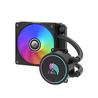 Tian JiFeng 2025 nouveau refroidisseur d'eau CPU 120mm ventilateur de refroidissement de radiateur silencieux avec roulement à billes pour la compatibilité du processeur AMD Intel
