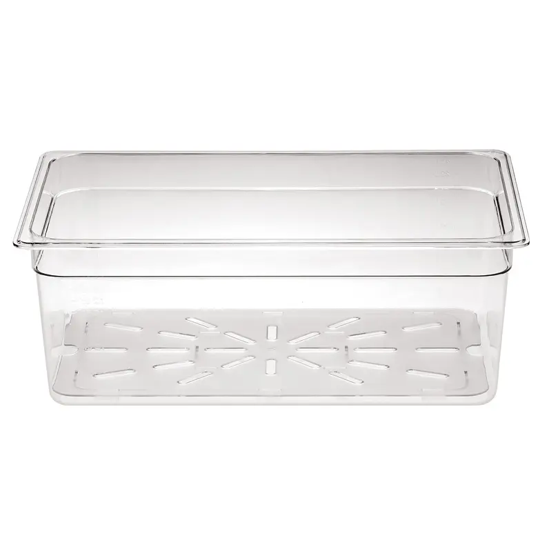 NSF GN seashell vassoio da portata buffet server tray 1/1 vassoio da Buffet per Hotel in policarbonato trasparente